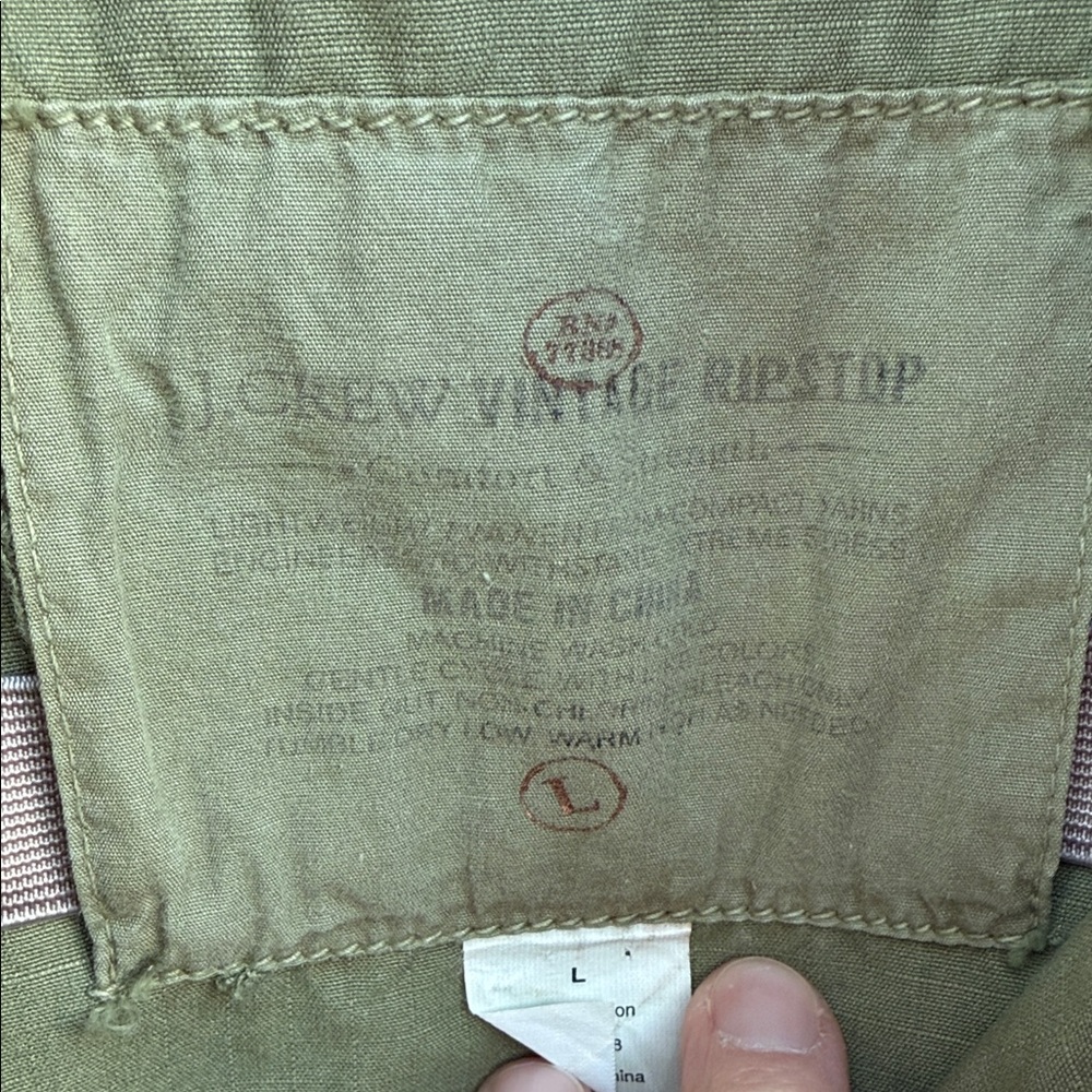 JCrew Green Military Style Jacket - Picture 2 of 6